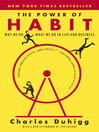 Cover image for The Power of Habit